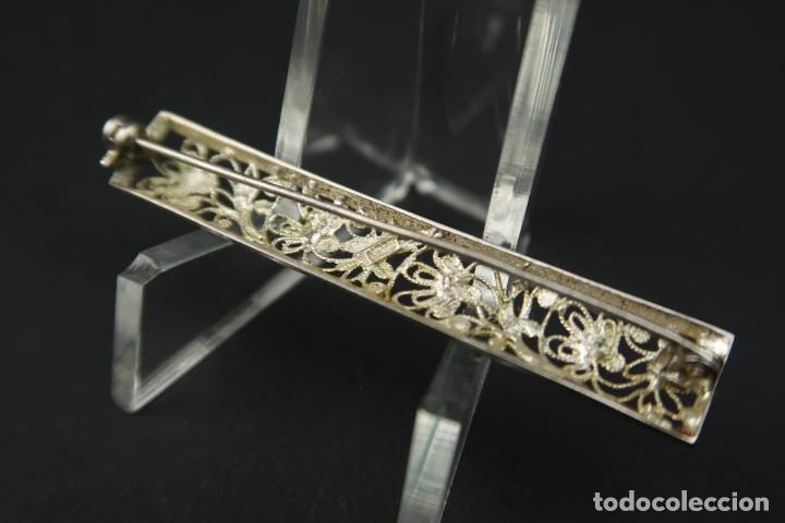 Joyeria: Antiguo Broche de Plata - Foto 4