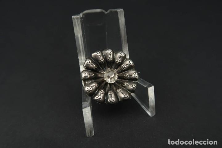 Joyeria: Antiguo Broche Frances de Plata - Foto 2