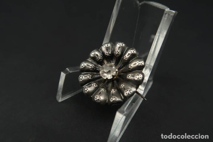 Joyeria: Antiguo Broche Frances de Plata - Foto 3