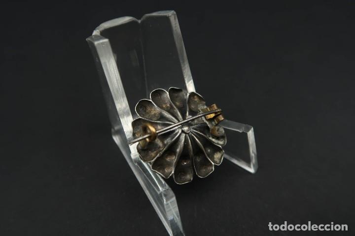 Joyeria: Antiguo Broche Frances de Plata - Foto 5