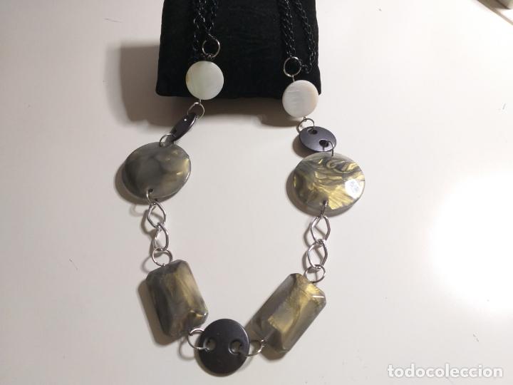 Joyeria: Collar antiguo. Combinaci&oacute;n de elementos. 68 CM - Foto 6