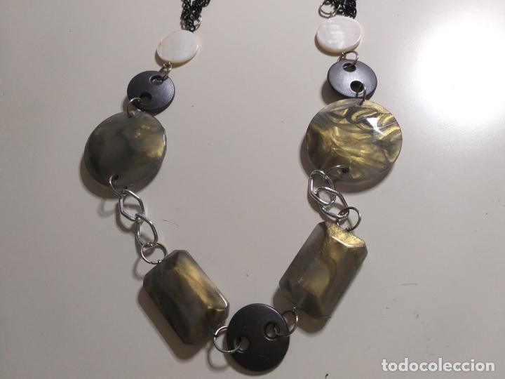 Joyeria: Collar antiguo. Combinaci&oacute;n de elementos. 68 CM - Foto 8