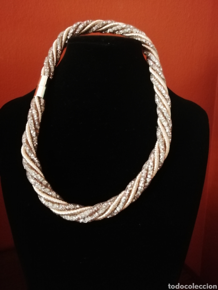 Joyeria: GARGANTILLA. MALLAS CON CRISTAL DENTRO - Foto 5