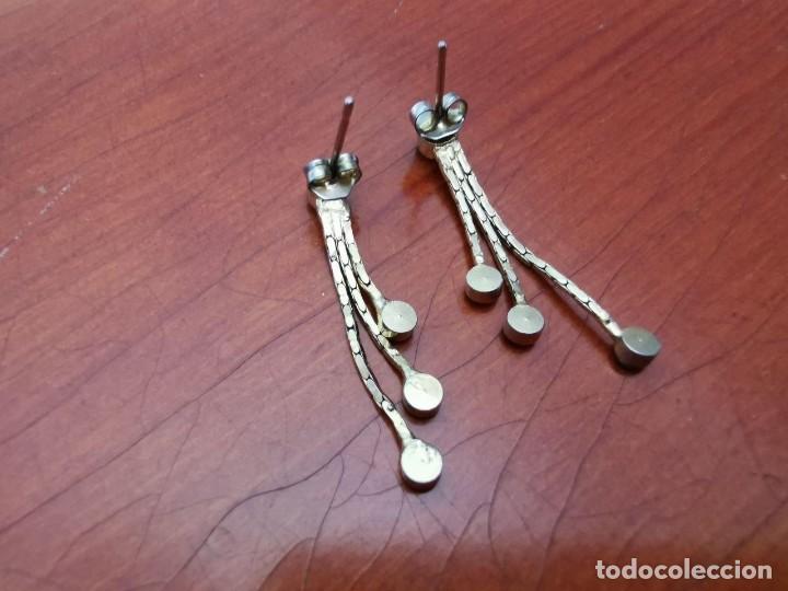 Joyeria: PENDIENTES CHAPADOS EN ORO CON CIRCONITAS - Foto 3