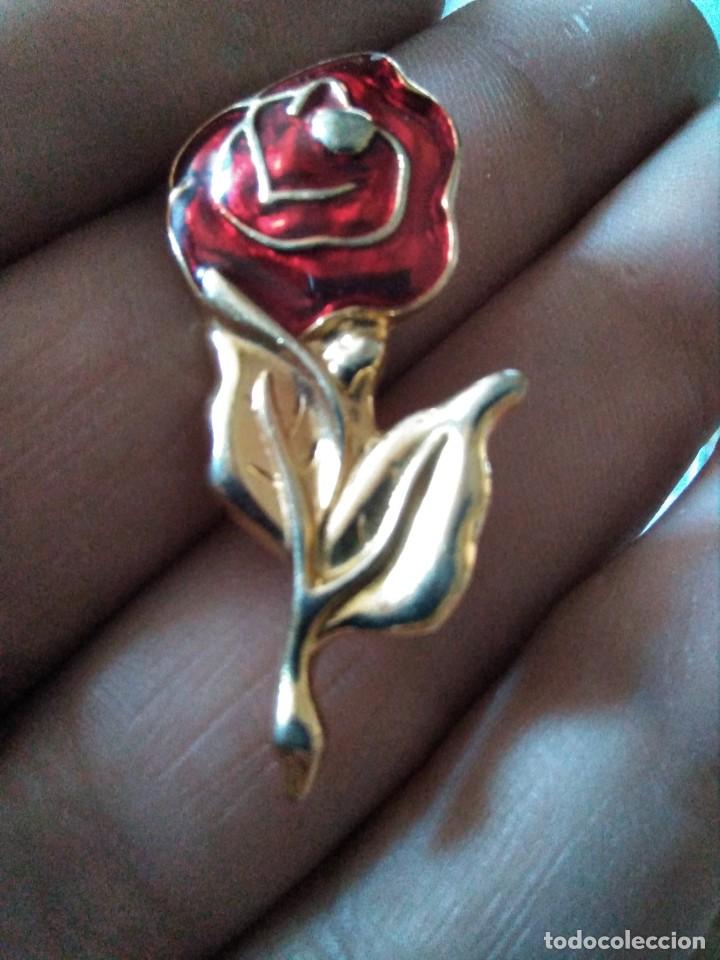 Joyeria: Broche vintage FLOR ROSA - Foto 1