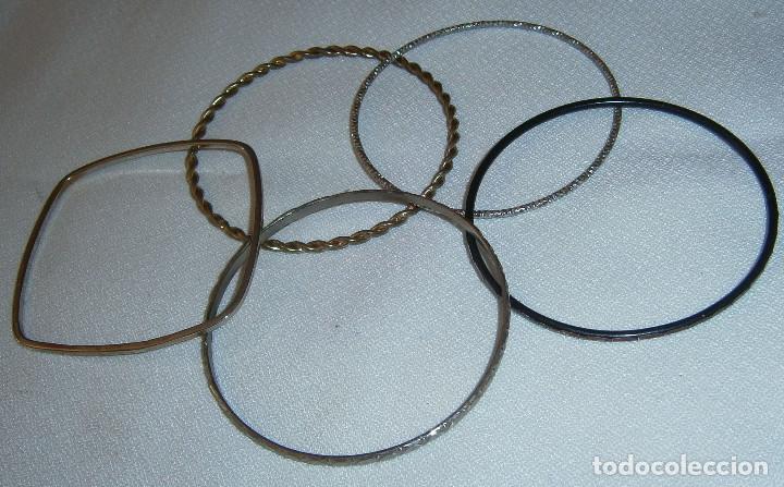 Joyeria: lote cinco pulseras de aro - Foto 1