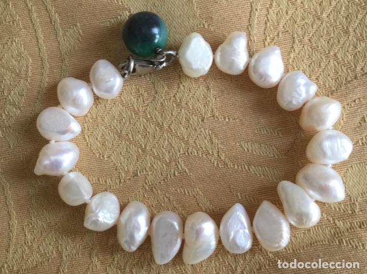 Joyeria: PULSERA PERLAS NATURALES CON COLGANTE - Foto 1