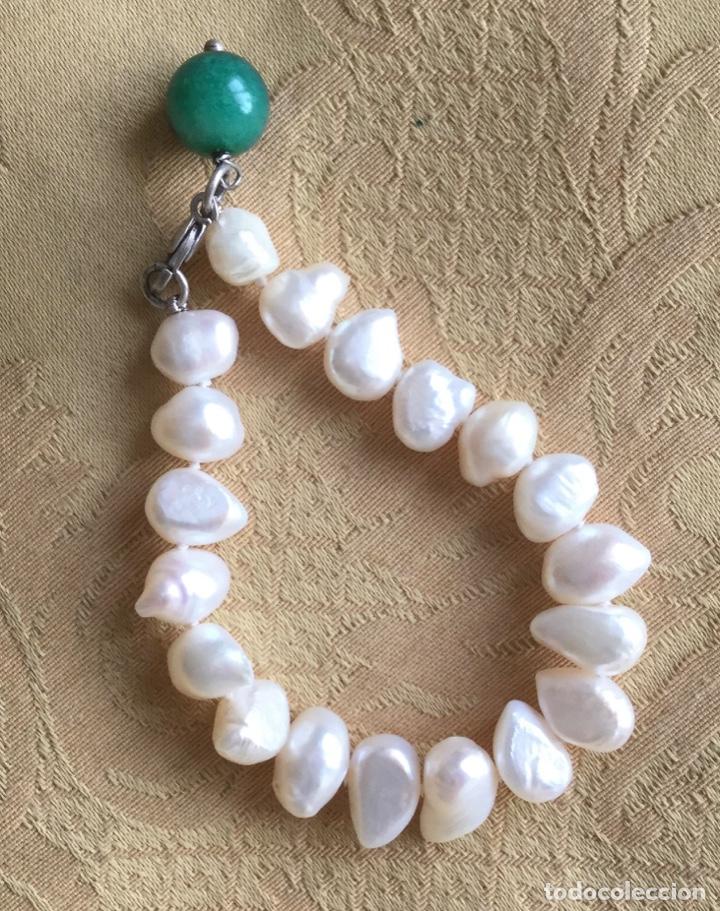Joyeria: PULSERA PERLAS NATURALES CON COLGANTE - Foto 2