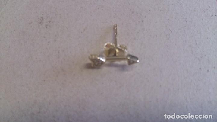 Joyeria: PENDIENTES DE PLATA DORADA 925EN FORMA DE FLECHA - Foto 3