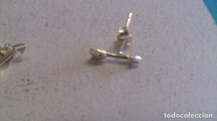 Joyeria: PENDIENTES DE PLATA DORADA 925EN FORMA DE FLECHA - Foto 4