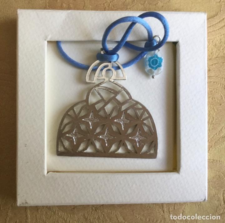 Joalharia: COLLAR, MENINA DE METAL PLATEADO CON CORD&Oacute;N DE SEDA