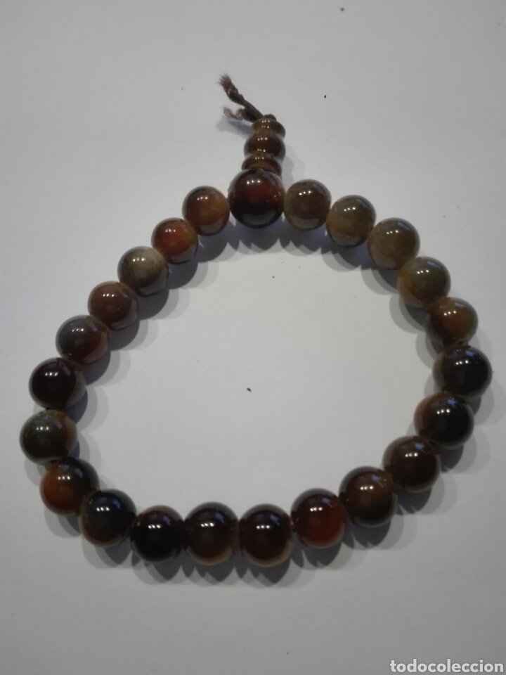 Joyeria: PULSERA CUENTAS AMBAR. ELASTICA