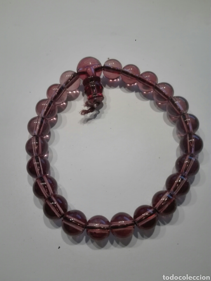 Joyeria: PULSERA CUENTAS MORADAS. ELASTICA - Foto 1