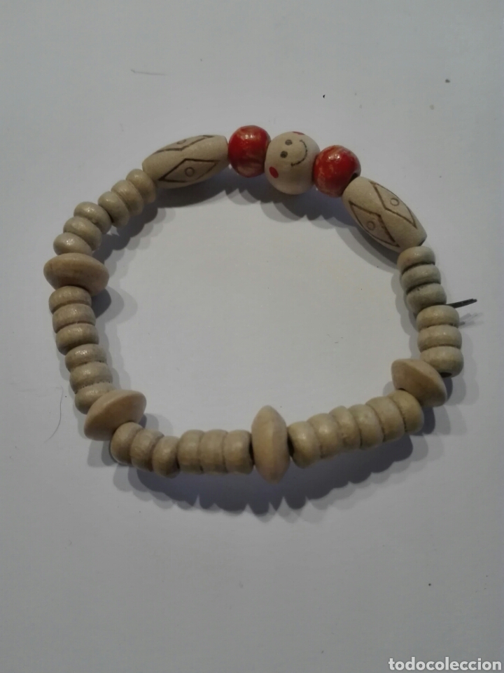 Joyeria: PULSERA ABALORIOS MADERA. ELASTICA - Foto 1