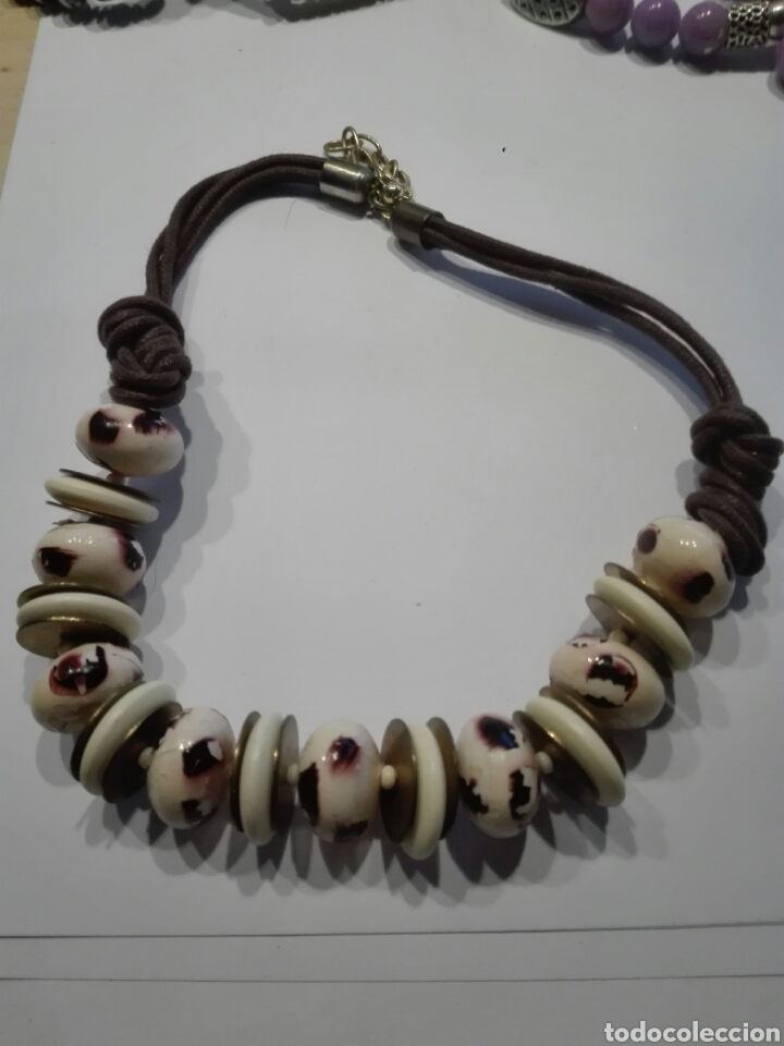 Joyeria: COLLAR DE ABALORIOS CON BROCHE - Foto 1