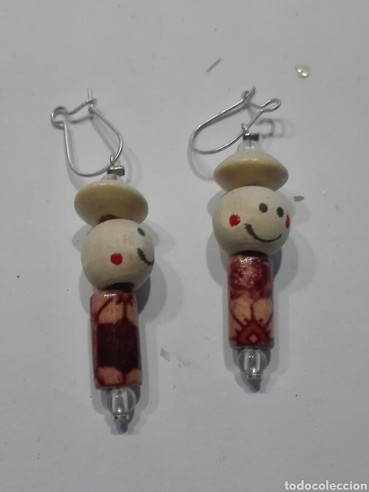Joyeria: PENDIENTES MU&Ntilde;ECOS MADERA - Foto 1