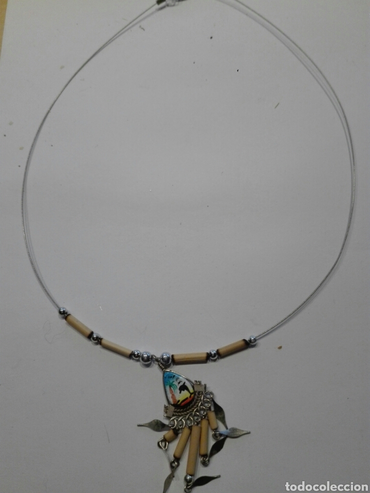 Joyeria: COLLAR DE HILO Y COLGANTE. MUY BONITO - Foto 1