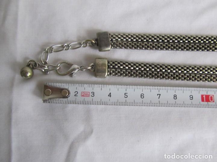 Joyeria: Collar metal blanco con vidrio tallado - Foto 12