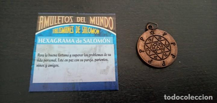 Joyeria: Amuleto o Talism&aacute;n Hexagrama de Salom&oacute;n - Foto 1