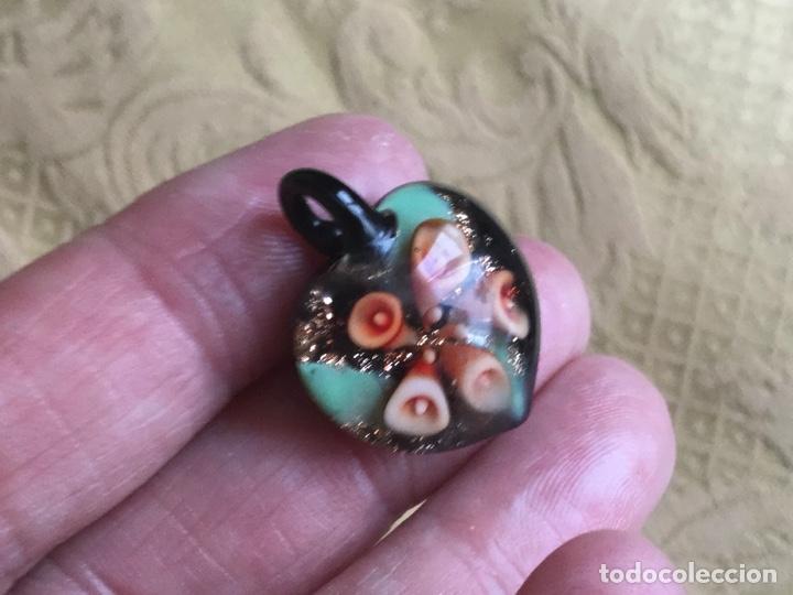 Joyeria: COLGANTE CORAZ&Oacute;N CRISTAL DE MURANO - Foto 4