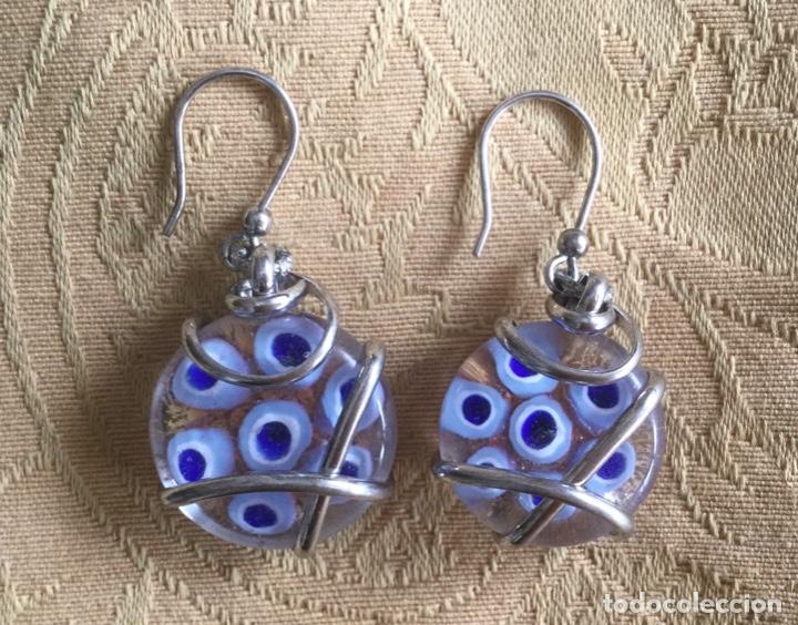 Joyeria: PENDIENTES CRISTAL MURANO Y PLATA LEY - Foto 7