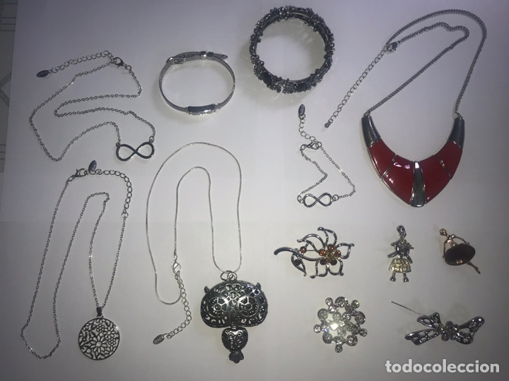 Joalharia: LOTE BISUTER&Iacute;A PULSERA COLGANTE ALFILER BROCHE GARGANTILLA