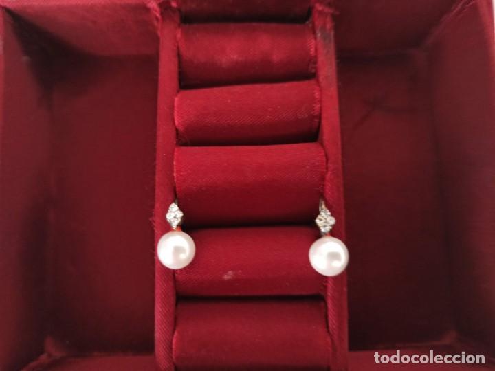 Joyeria: Pendientes perla y brillantito - Foto 1