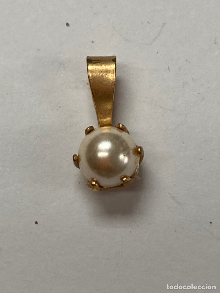 Joyeria: Colgante chapado con perla - Foto 1