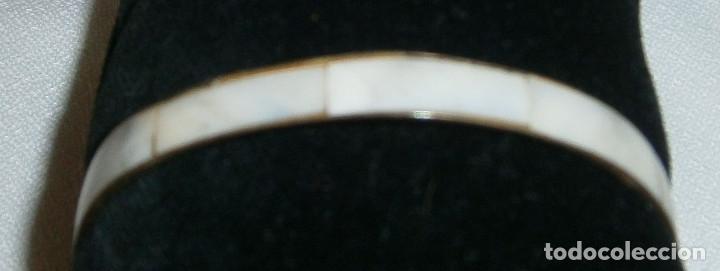 Joyeria: pulsera de madreperla 7 cms de diametro - Foto 3