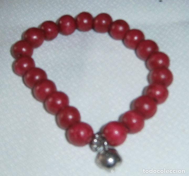 Joyeria: pulsera de madera regulable
