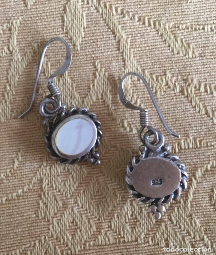 Joyeria: PENDIENTES PLATA LEY Y PIEDRA LUNA - Foto 2