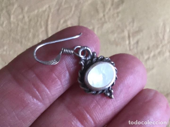 Joyeria: PENDIENTES PLATA LEY Y PIEDRA LUNA - Foto 4