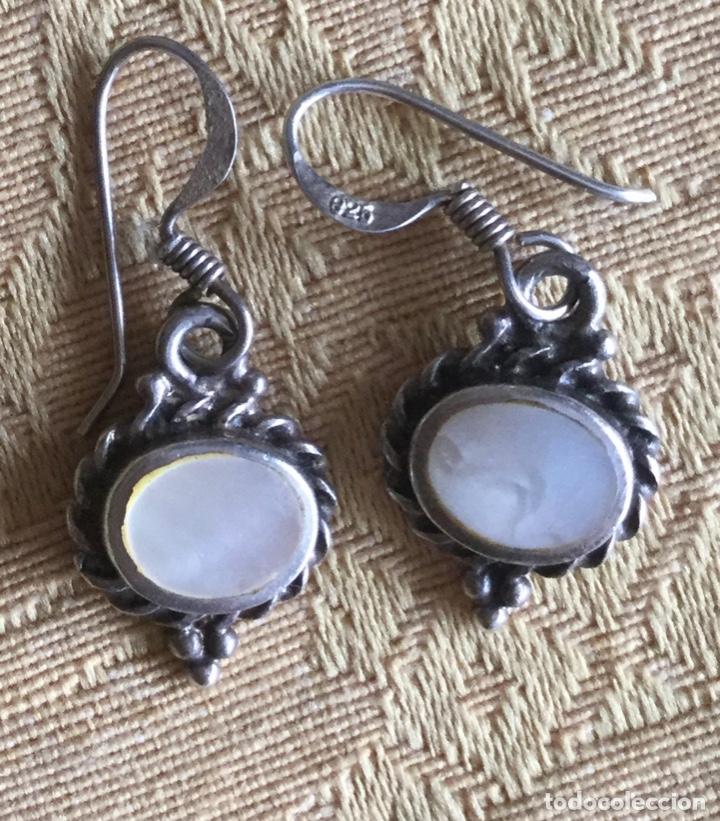 Joyeria: PENDIENTES PLATA LEY Y PIEDRA LUNA - Foto 6