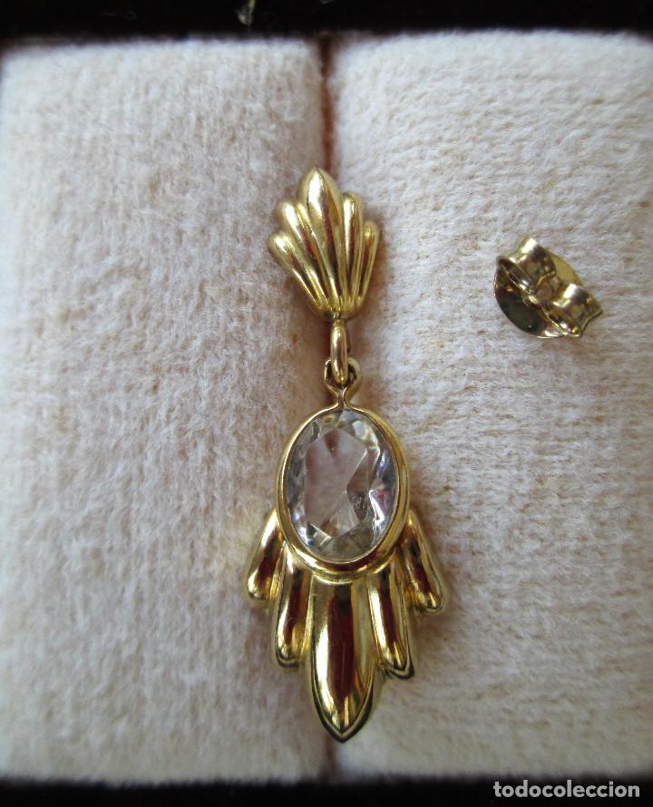 Joyeria: PENDIENTES CHAPADO EN ORO CON CIRCONITAS - Foto 5
