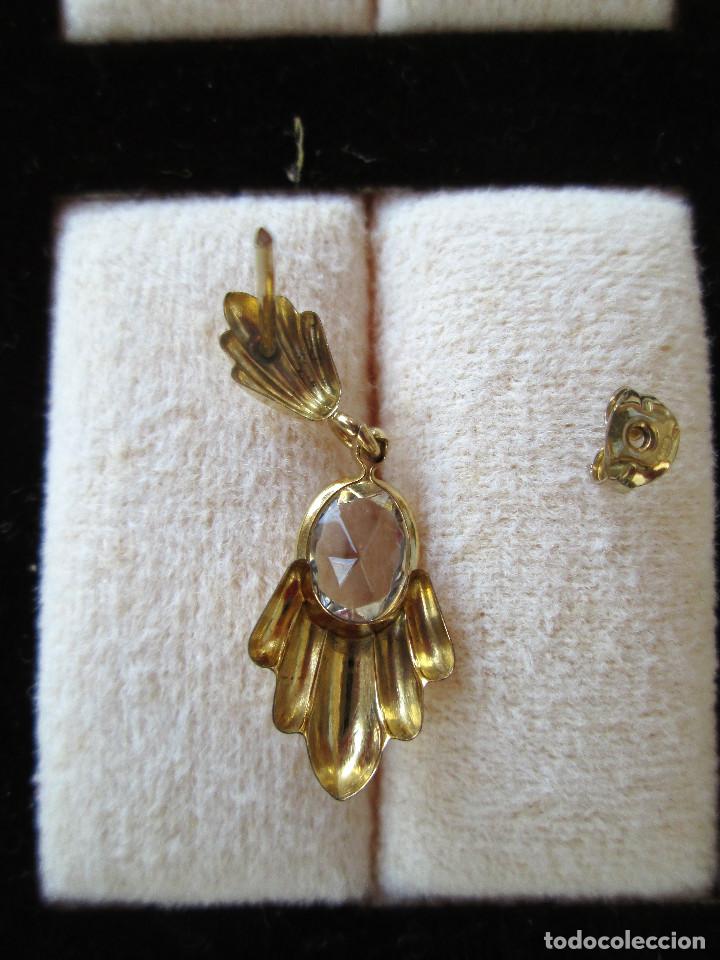 Joyeria: PENDIENTES CHAPADO EN ORO CON CIRCONITAS - Foto 6