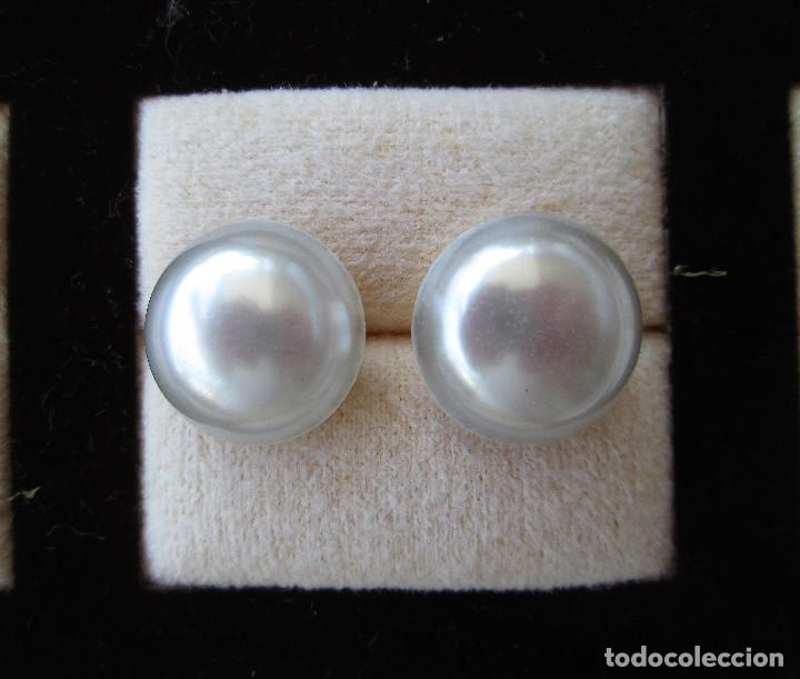 Joyeria: PENDIENTES CHAPADO EN ORO CON PERLAS - Foto 1
