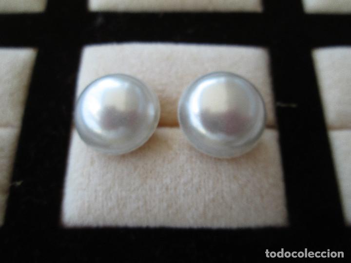 Joyeria: PENDIENTES CHAPADO EN ORO CON PERLAS - Foto 2