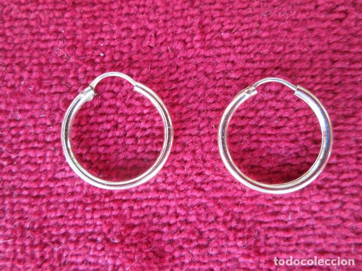 Joyeria: PEQUE&Ntilde;OS AROS CHAPADO EN ORO - Foto 2