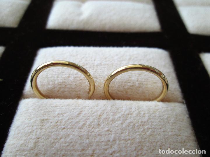 Joyeria: PEQUE&Ntilde;OS AROS CHAPADO EN ORO - Foto 5