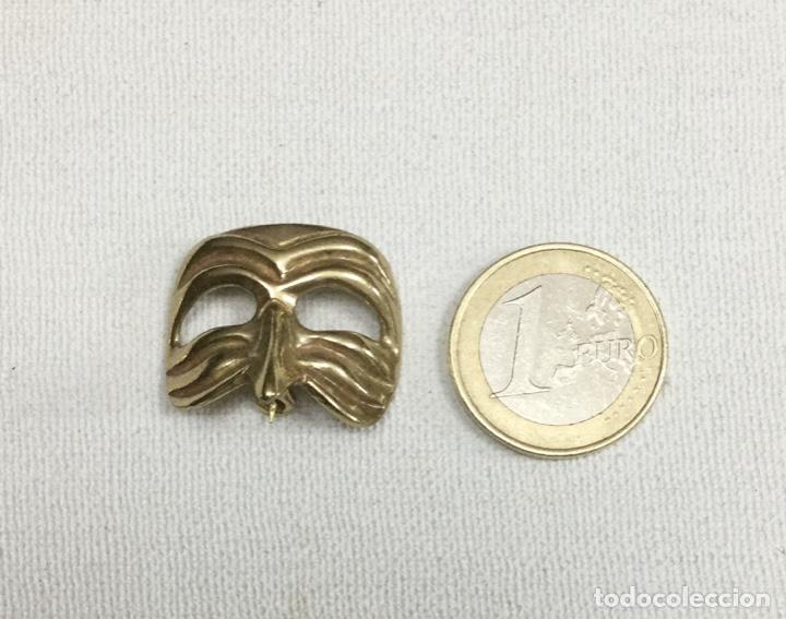 Joyeria: Boche de m&aacute;scara en bronce. NUEVO - Foto 1