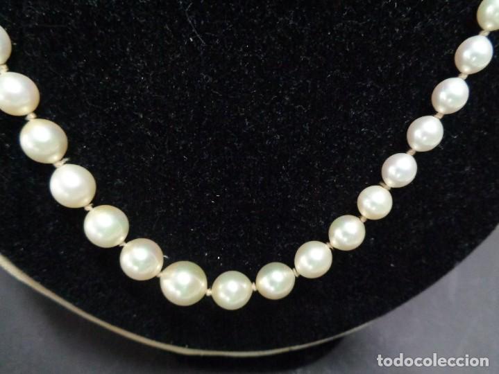 Joyeria: ANTIGUO COLLAR DE PERLAS - Foto 2
