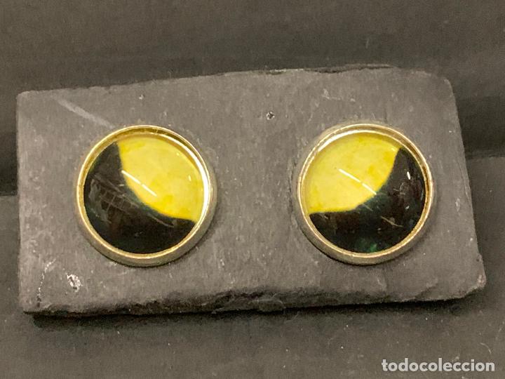Joyeria: graciosos pendientes vintage. Miden aprox 1,3cms diametro - Foto 1