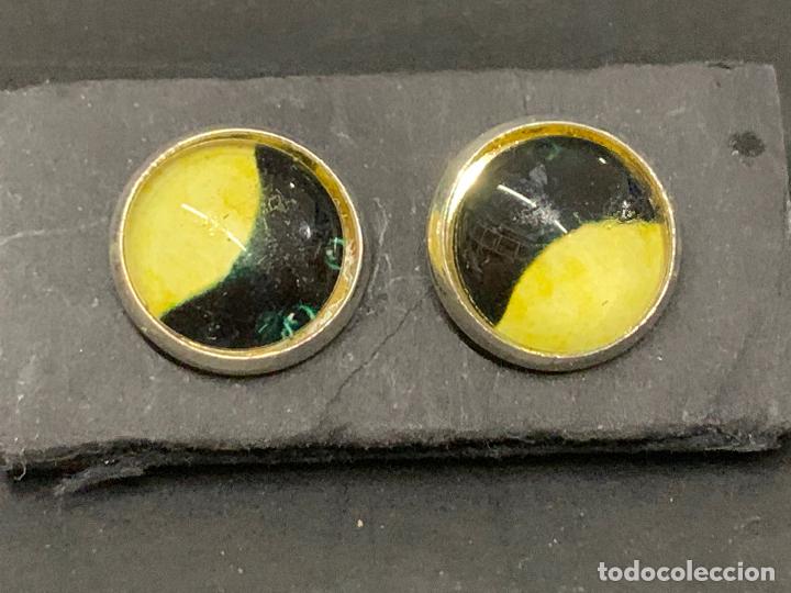 Joyeria: graciosos pendientes vintage. Miden aprox 1,3cms diametro - Foto 1