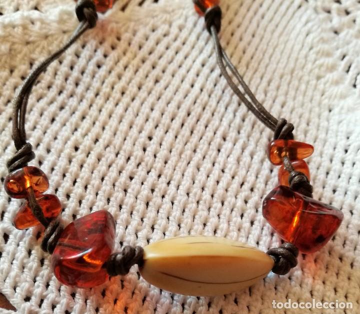 Joyeria: COLLAR CON AMBAR y SEMILLAS - Foto 1
