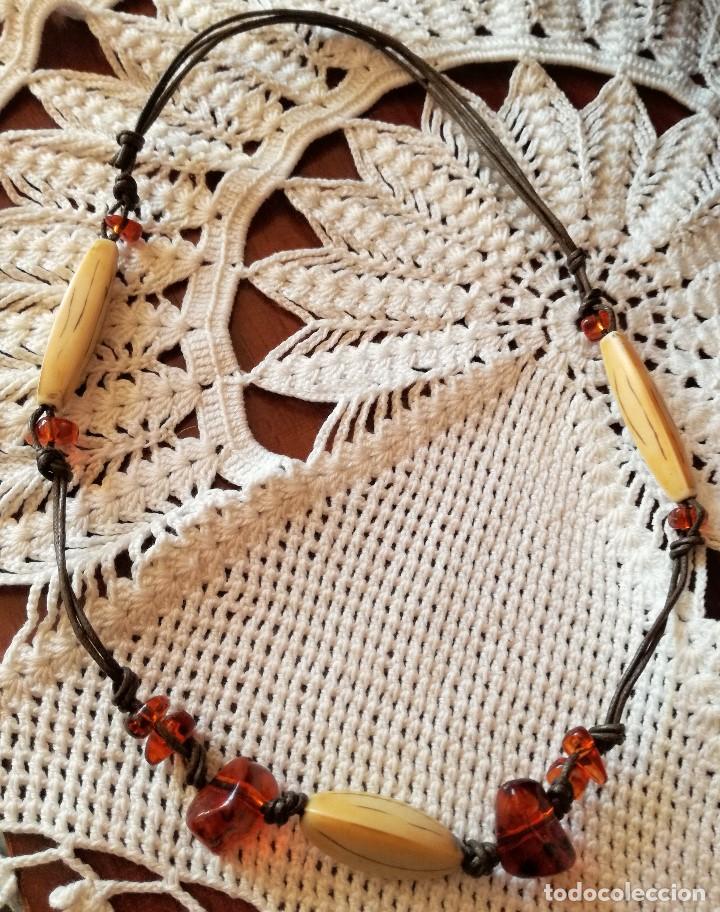 Joyeria: COLLAR CON AMBAR y SEMILLAS - Foto 2