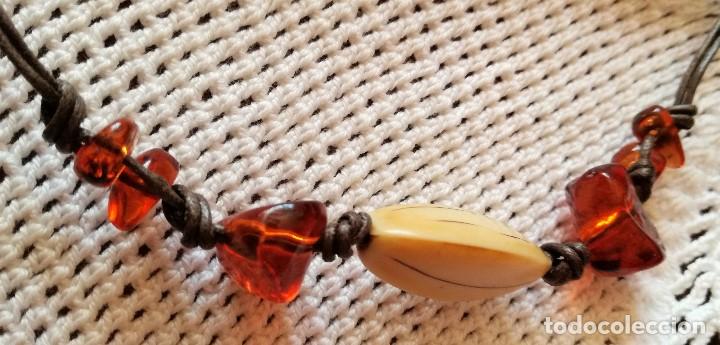 Joyeria: COLLAR CON AMBAR y SEMILLAS - Foto 3