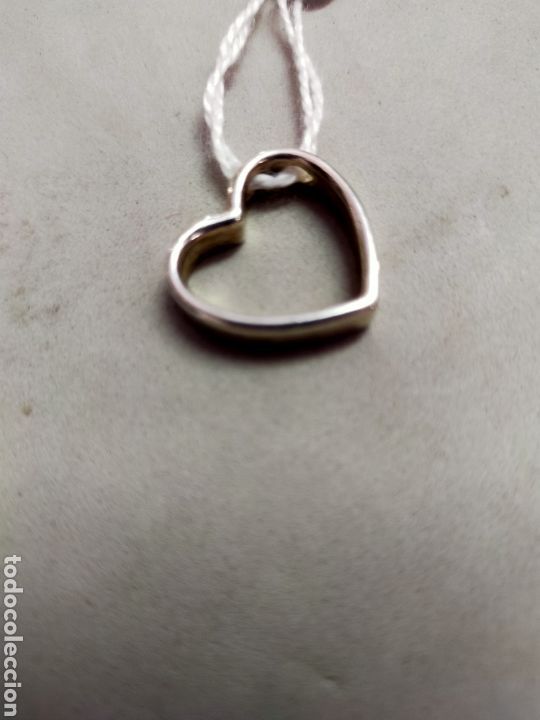 Joyeria: COLGANTE DE METAL PLATEADO EN FORMA DE CORAZON - Foto 7