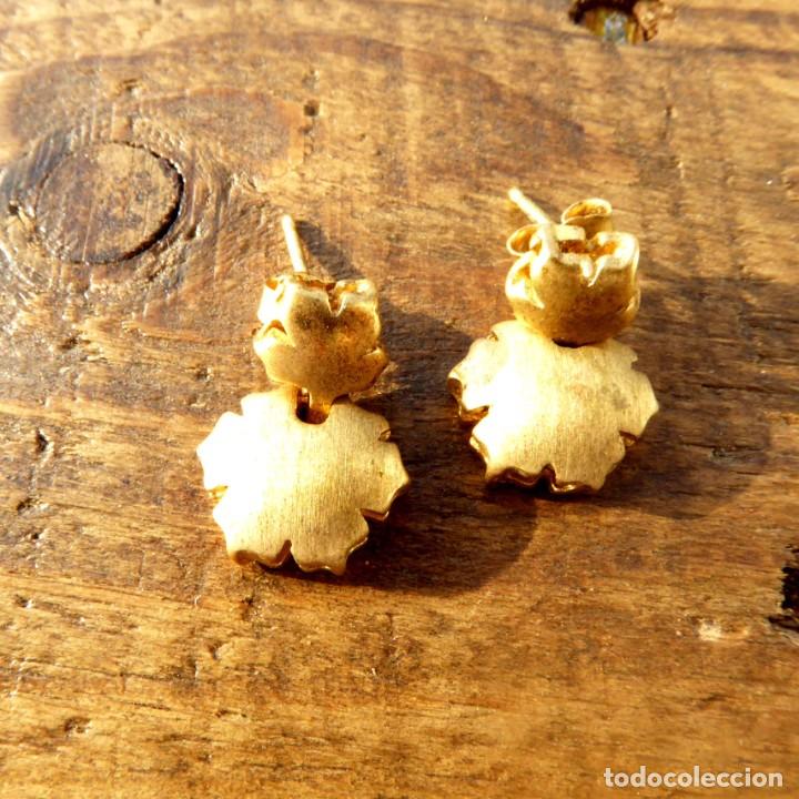 Joyeria: Pendientes ba&ntilde;o de oro - Foto 2