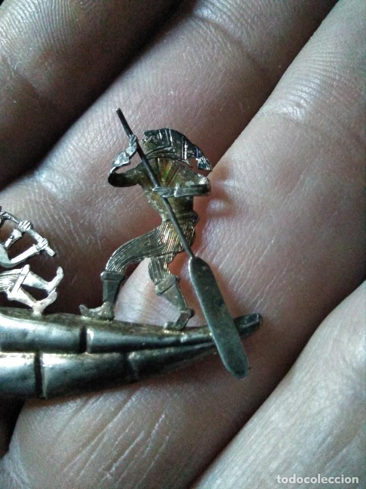 Joyeria: BROCHE VINTAGE BARCA CREO ES PLATA - Foto 3