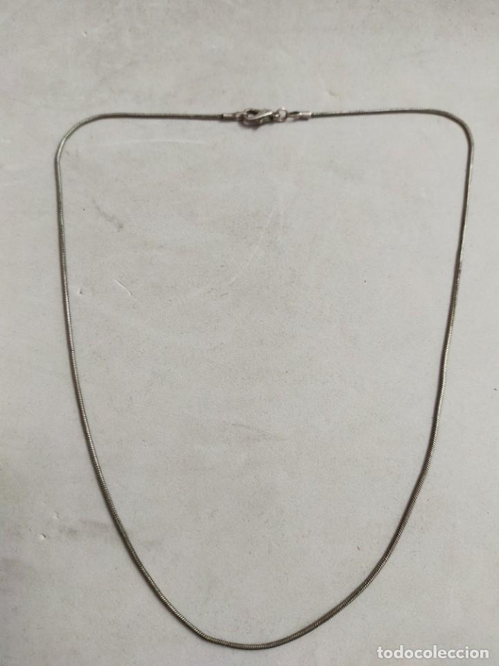 Joyeria: CADENA DE METAL PLATEADO, TIPO CORDON - Foto 1